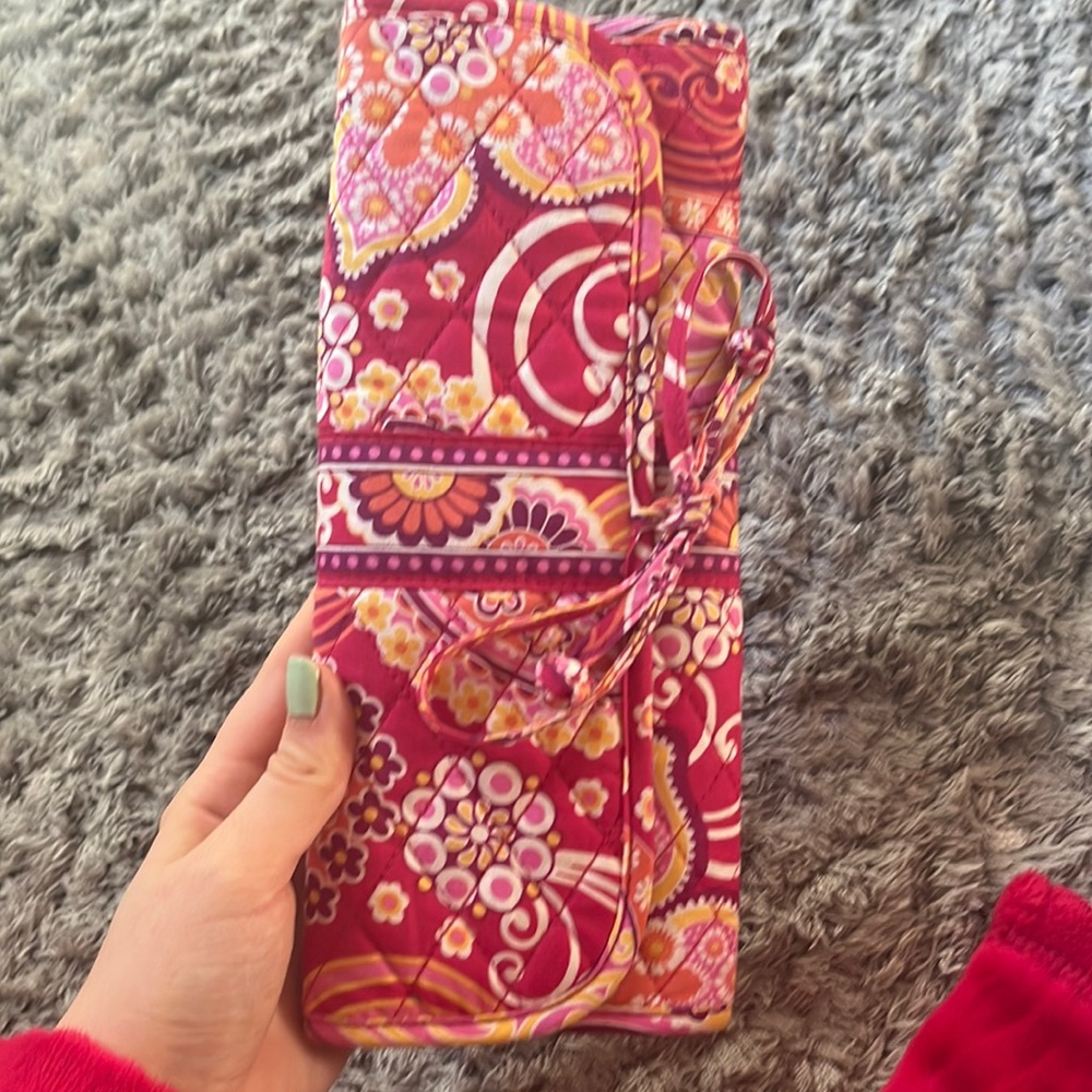 Vera Bradley Makeup Brush Pouch Travel Case